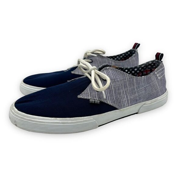 BEN‎ SHERMAN BRADFORD OXFORD SNEAKER - NAVY Sz 11 - Picture 2 of 14